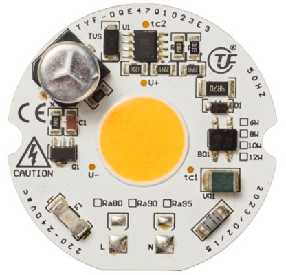 AC COB LED MODULE 10W 210-240V 50Hz không có chức năng làm mờ trình điều khiển