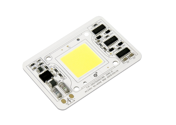 Mô-đun LED AC phát triển ánh sáng cao PPFD D5070 220V 50W COB LED Chip